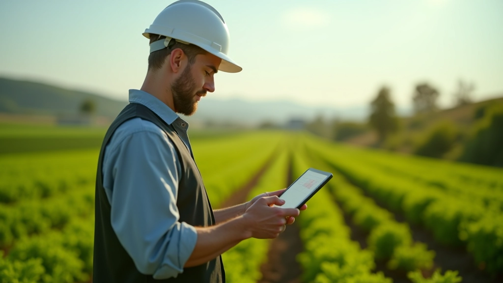 Tarım arazisinde teknoloji destekli mahsul analizi, drone ve sensörler ile izleme
