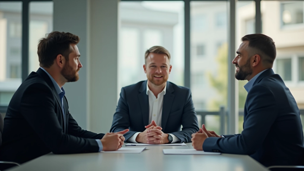 Uluslararası yatırımcılar İstanbul teknokent ofisinde Türk biyoteknoloji startup kurucusuyla toplantı yapıyorlar